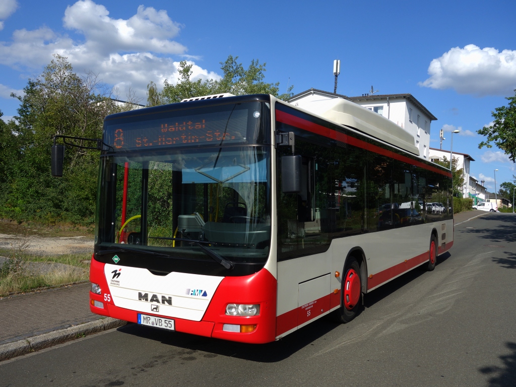 Гессен, MAN A21 Lion's City NL313 CNG № 55