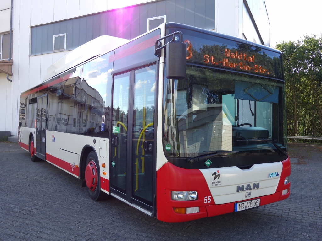 Гессен, MAN A21 Lion's City NL313 CNG № 55