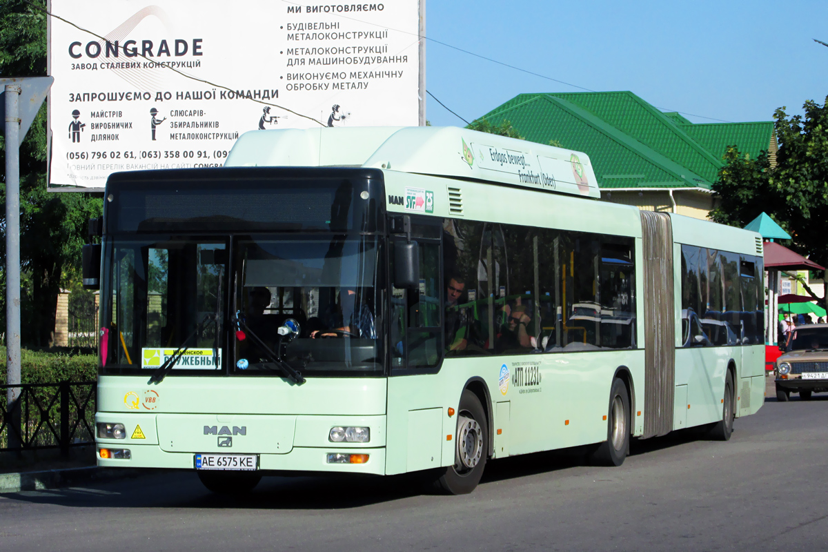 Днепропетровская область, MAN A23 NG313 CNG № AE 6575 KE