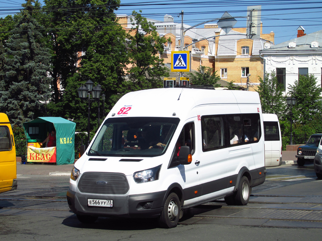 Ульяновская область, Ford Transit FBD [RUS] (Z6F.ESG.) № Е 566 УУ 73