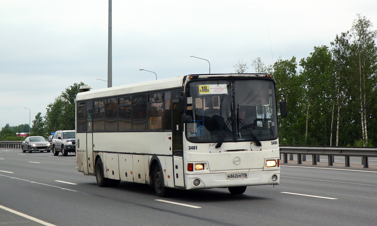 Ленинградская область, ЛиАЗ-5256.58 № 3481