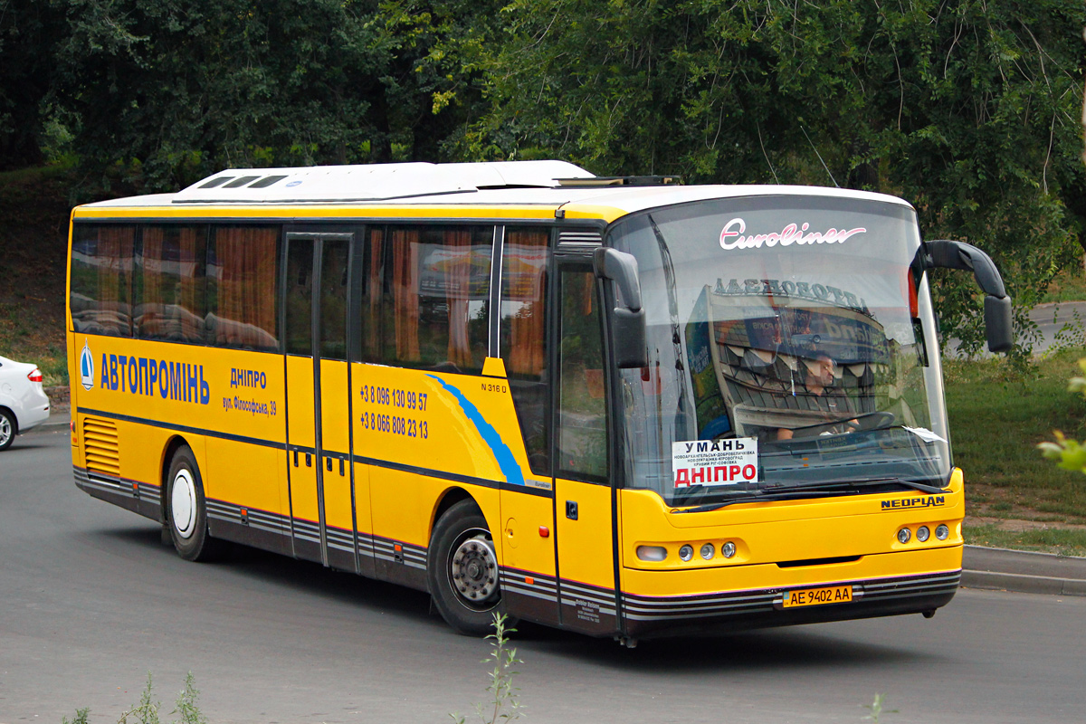 Днепропетровская область, Neoplan PC1 N3316Ü Euroliner Ü № AE 9402 AA