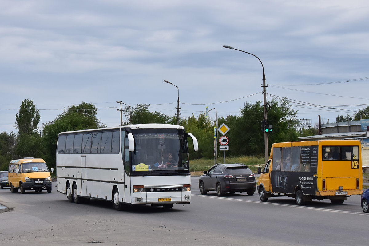 Volgogradská oblast, GAZ-3285 (X9X) č. Р 918 ТС 34; Volgogradská oblast, Setra S317HDH č. АК 881 34; Volgogradská oblast, Ruta 20 PE č. А 599 ВУ 134