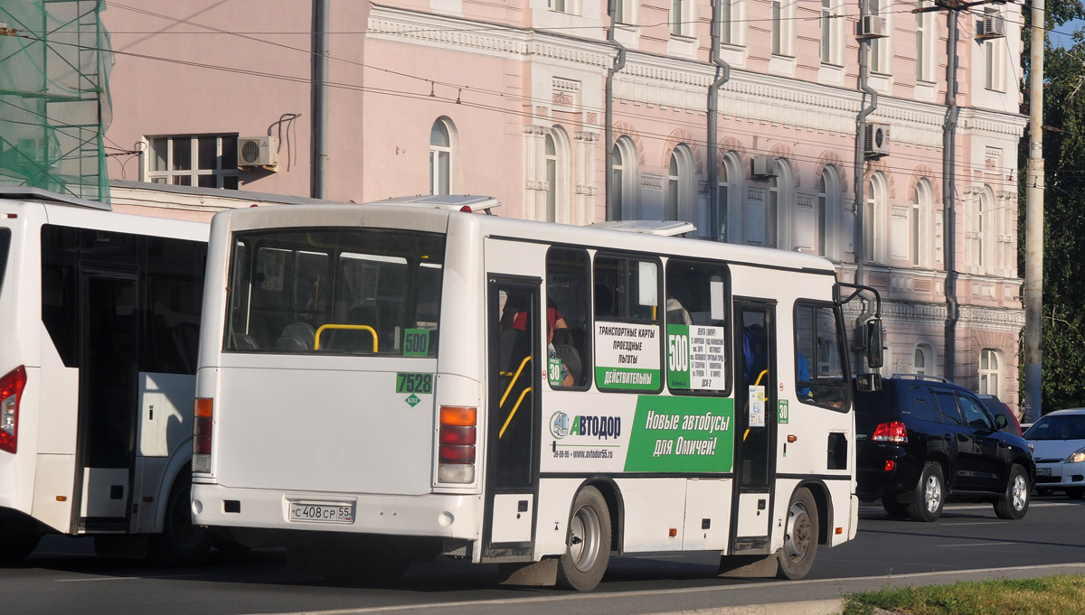 Омская область, ПАЗ-320302-08 № 7528