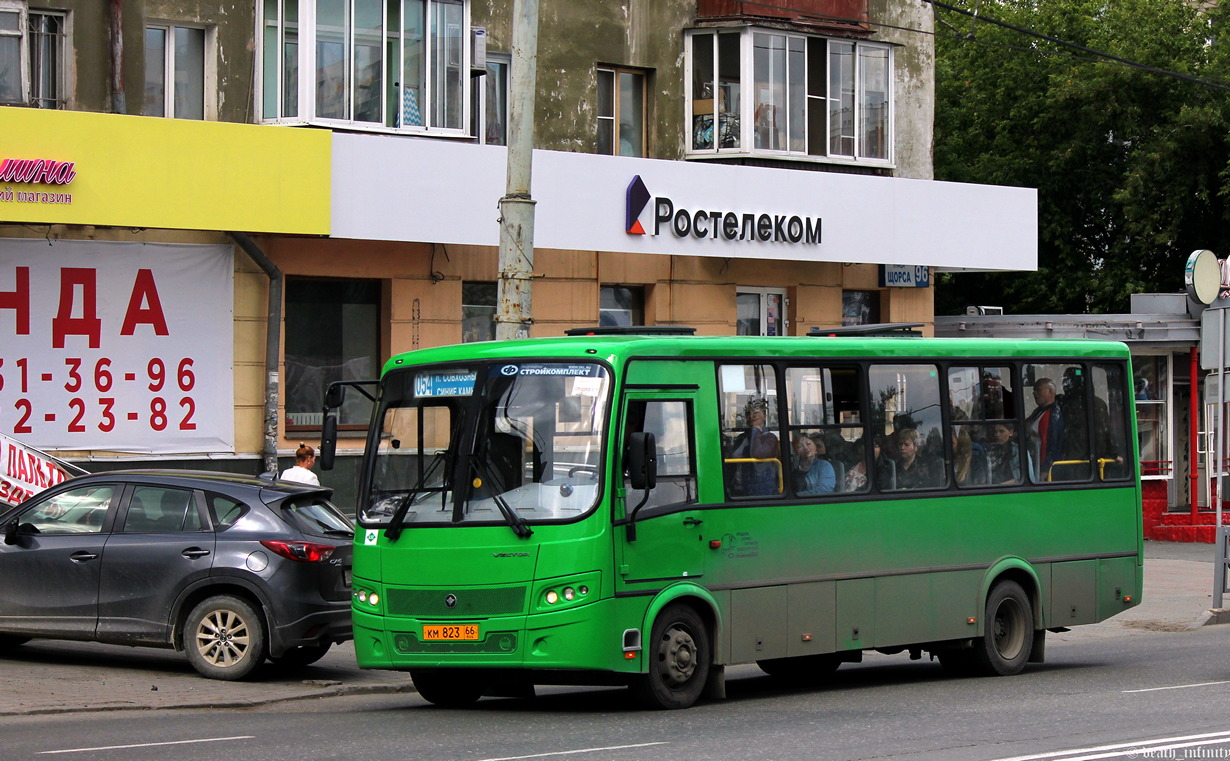 Sverdlovsk region, PAZ-320412-14 "Vector" Nr. КМ 823 66