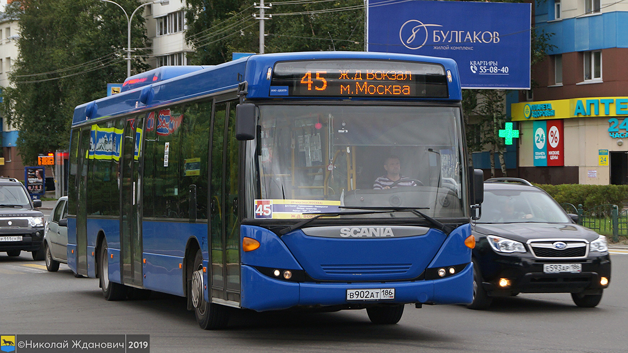 Ханты-Мансийский АО, Scania OmniLink II (Скания-Питер) № В 902 АТ 186