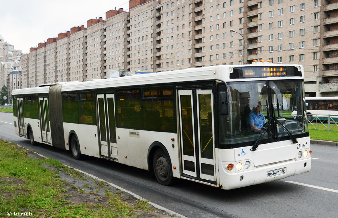 Санкт-Петербург, ЛиАЗ-6213.20 № 2106