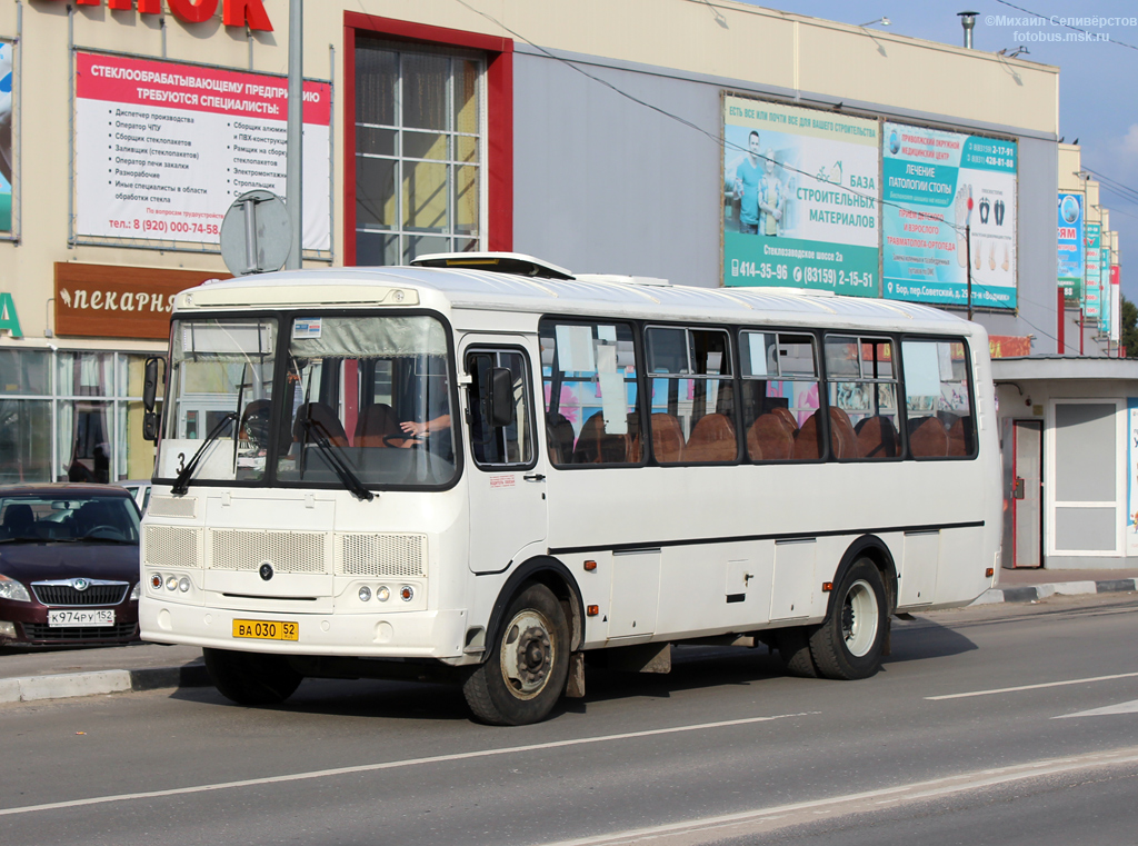 Нижегородская область, ПАЗ-4234-04 № ВА 030 52