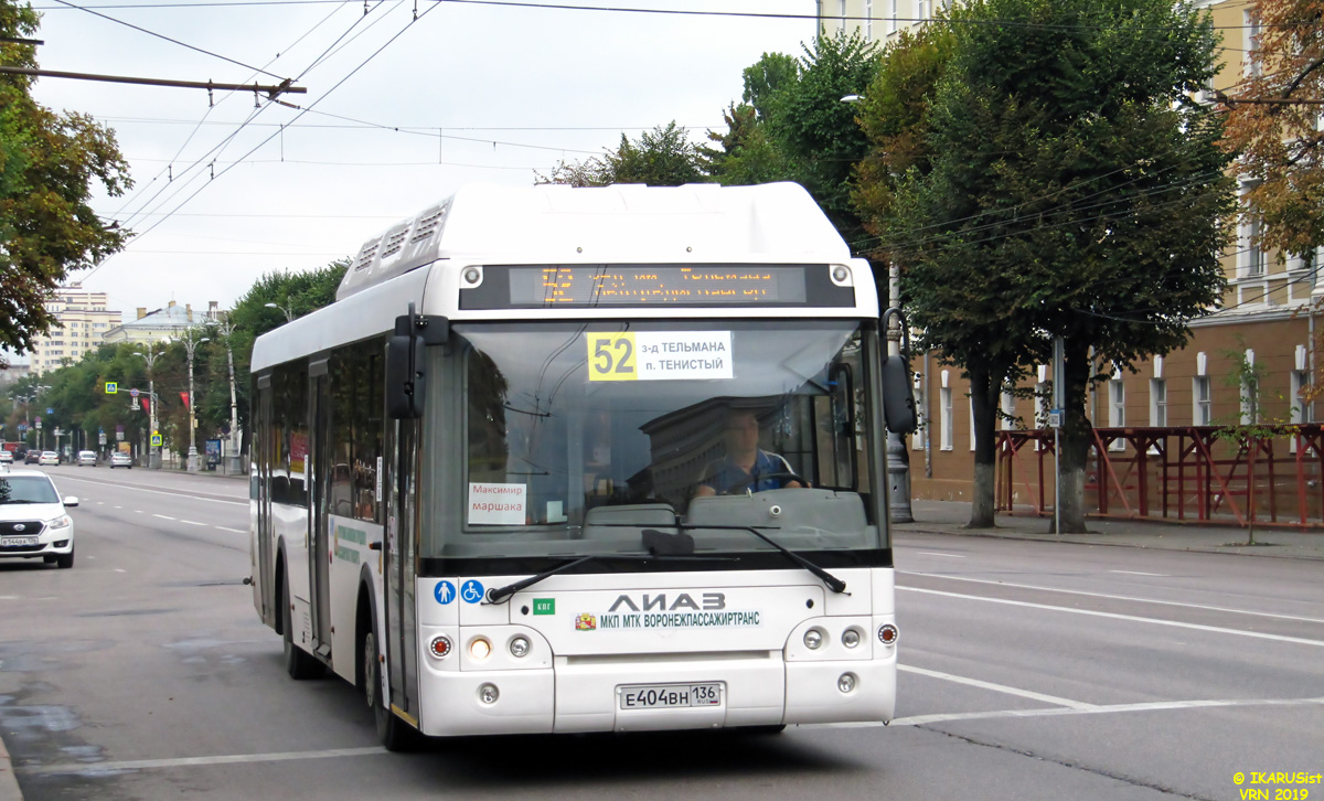 Воронежская область, ЛиАЗ-5292.67 (CNG) № Е 404 ВН 136