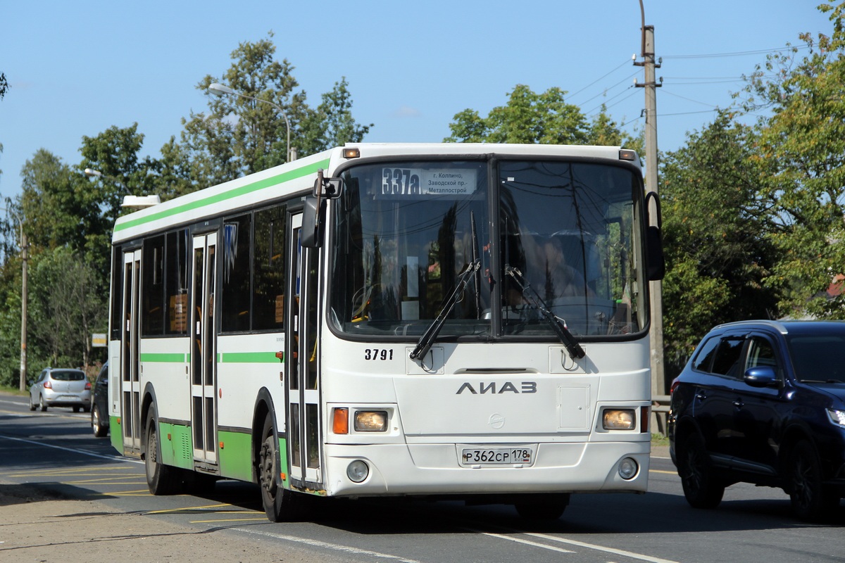 Санкт-Петербург, ЛиАЗ-5293.60 № 3791