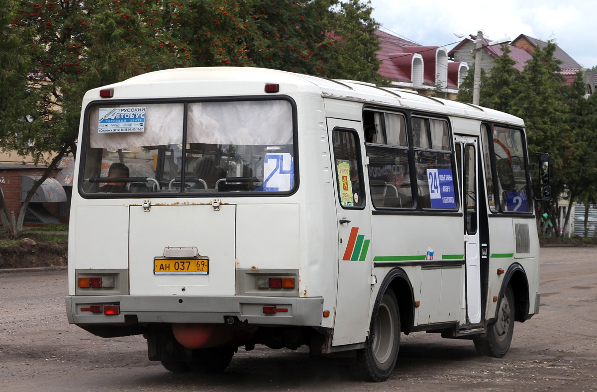 Тверская область, ПАЗ-32053 № АН 037 69