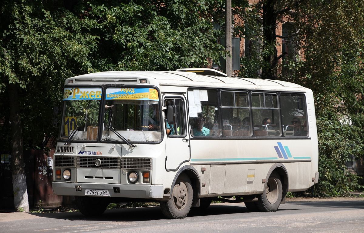 Тверская область, ПАЗ-32053 № У 799 РО 69