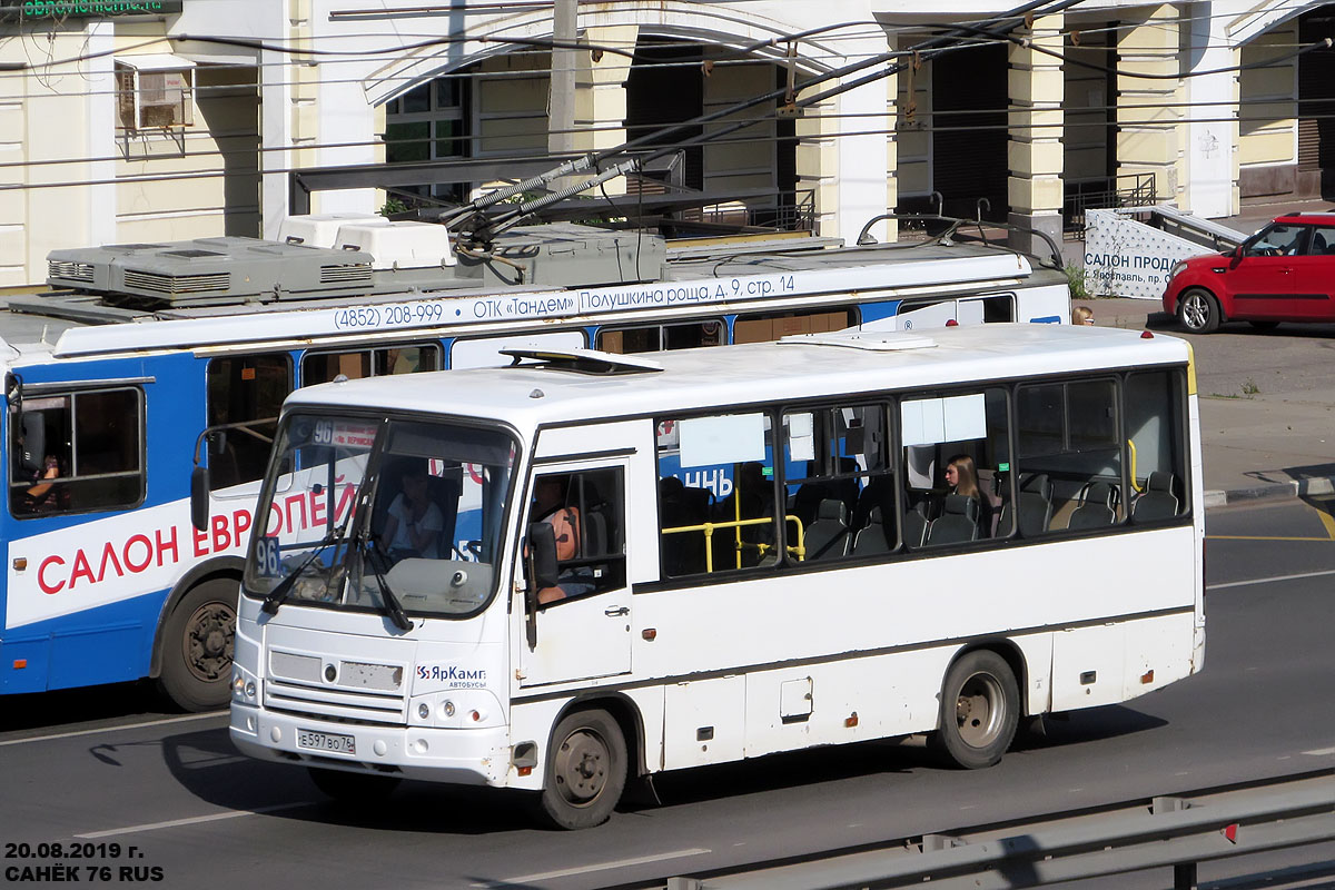 Ярославская область, ПАЗ-320402-05 № Е 597 ВО 76