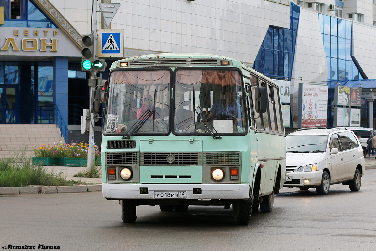 Саха (Якутия), ПАЗ-32054 № А 018 ММ 14