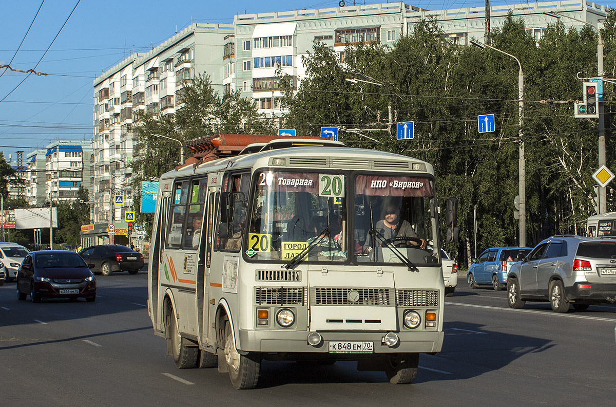 Томская область, ПАЗ-32054 № К 848 ЕМ 70