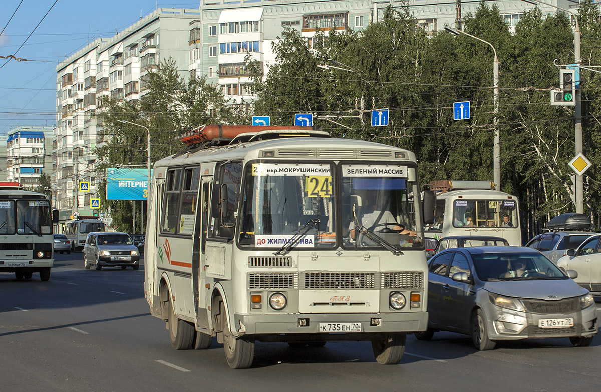 Томская область, ПАЗ-32054 № К 735 ЕН 70