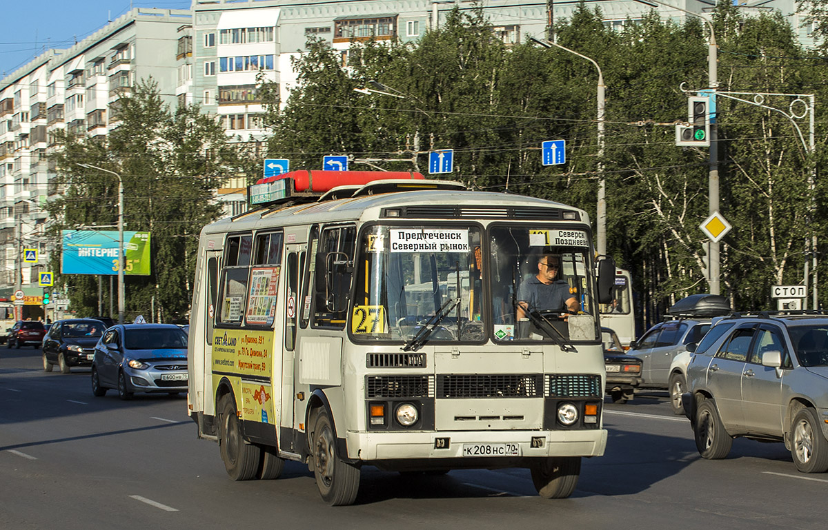 Томская область, ПАЗ-32053 № К 208 НС 70