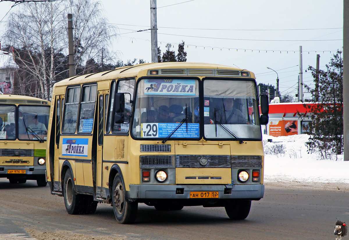 Нижегородская область, ПАЗ-32054 № АН 017 52