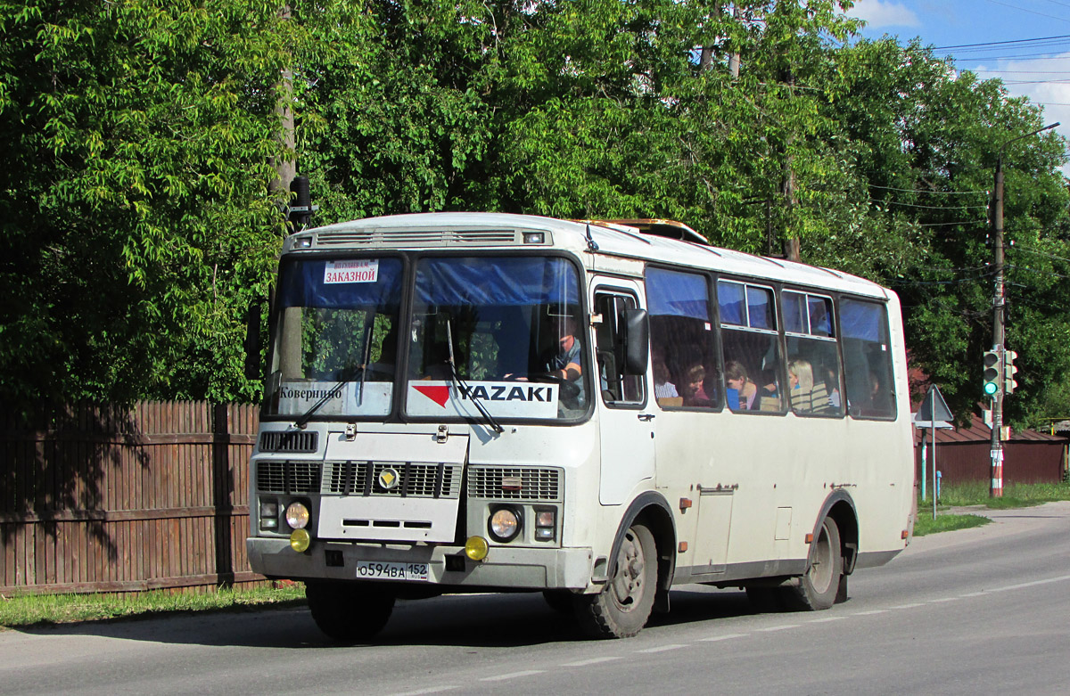 Нижегородская область, ПАЗ-32053 № О 594 ВА 152
