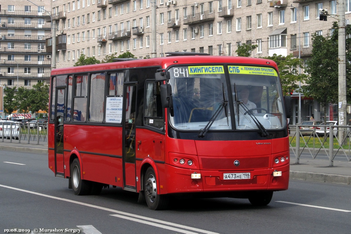 Ленинградская область, ПАЗ-320412-04 "Вектор" № А 473 НЕ 198