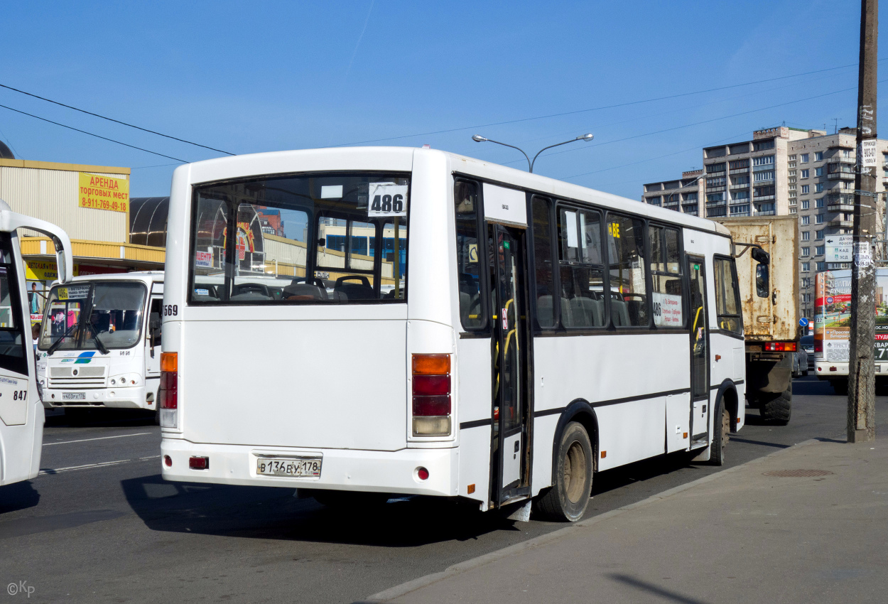 Санкт-Петербург, ПАЗ-320412-05 № 7569