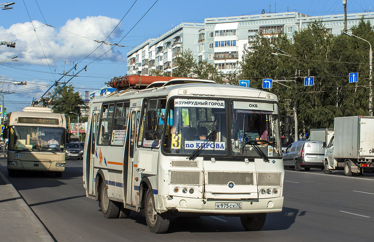 Томская область, ПАЗ-32054 № К 975 СХ 70