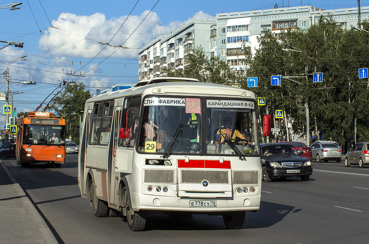 Томская область, ПАЗ-32054 № Е 778 СХ 70