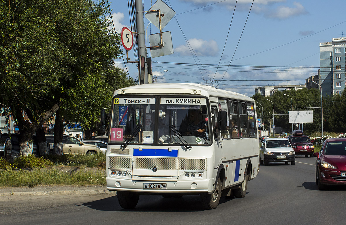 Томская область, ПАЗ-32054 № Е 102 ЕВ 70