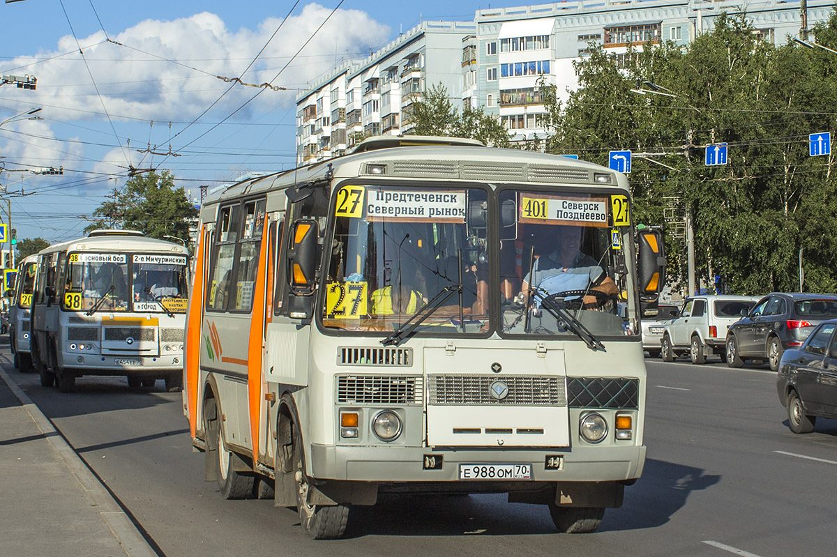 Томская область, ПАЗ-32054 № Е 988 ОМ 70