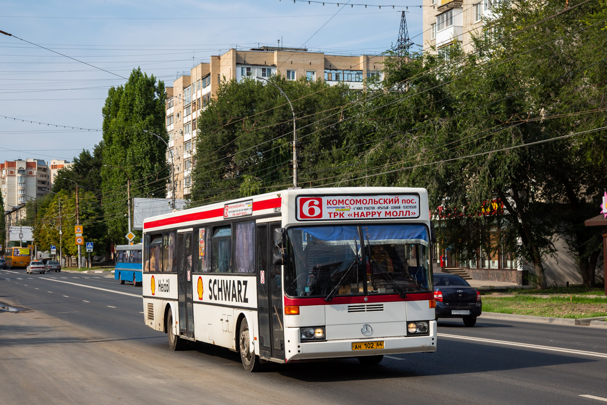 Саратовская область, Mercedes-Benz O405 № АН 102 64