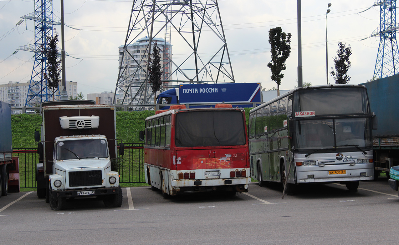 Moskwa, Ikarus 256.75 Nr О 336 АТ 199; Obwód rostowski, Jonckheere Deauville 45 Nr СК 400 61