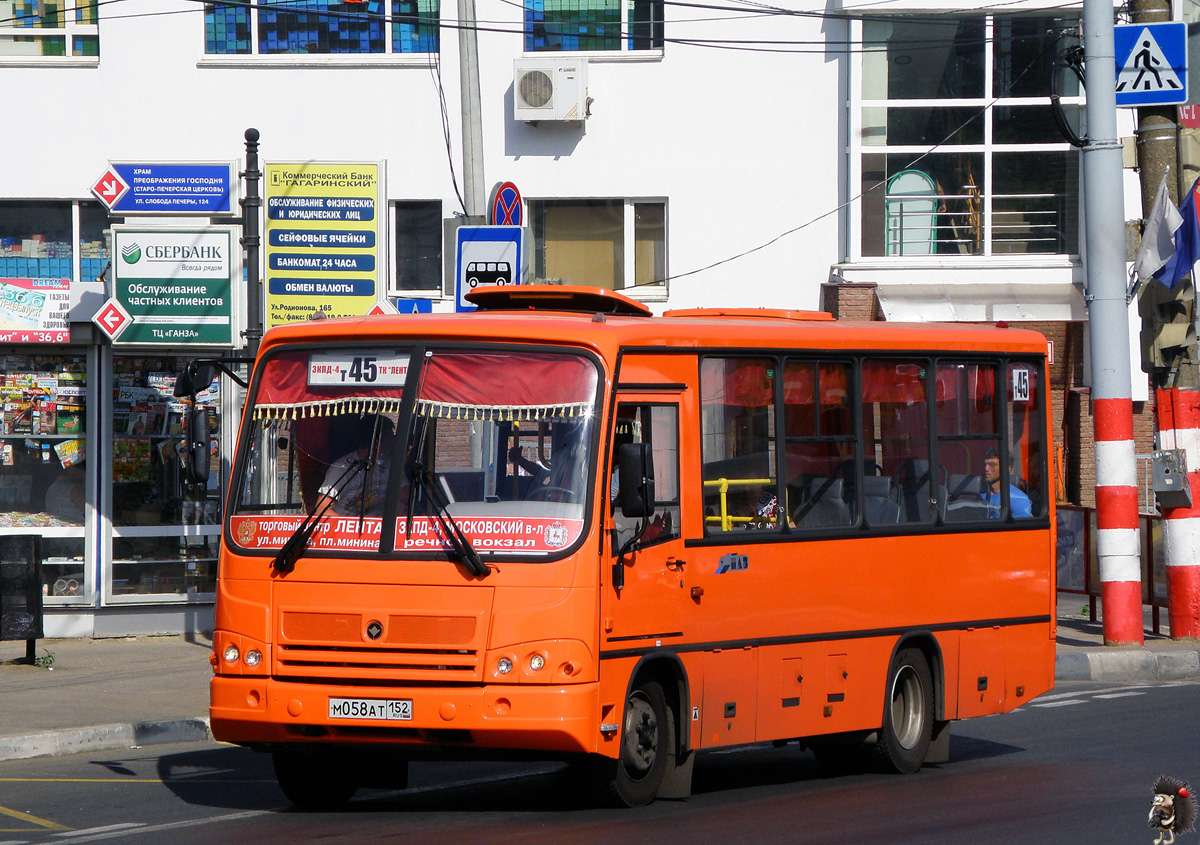 Nizhegorodskaya region, PAZ-320402-05 # М 058 АТ 152