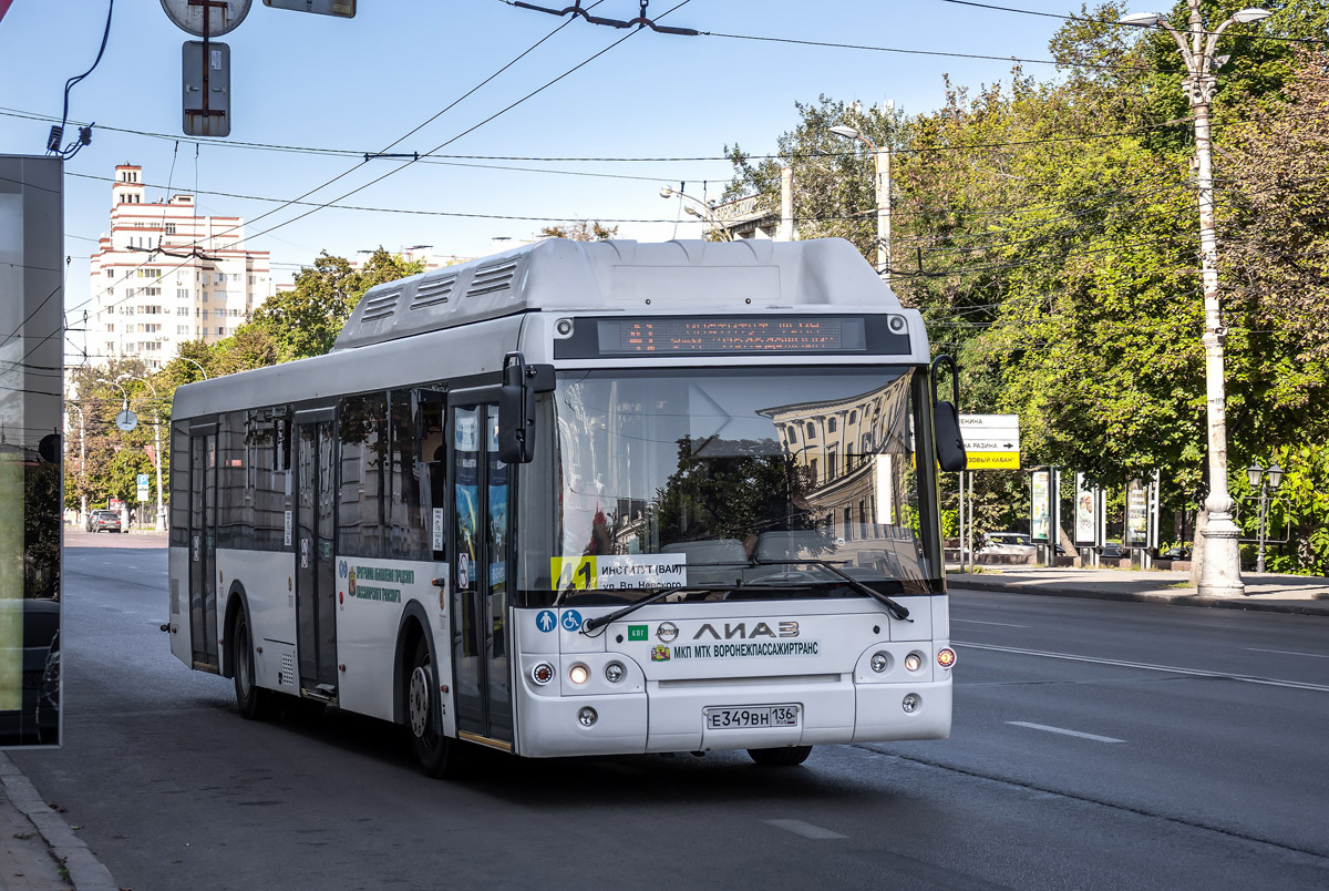 Воронежская область, ЛиАЗ-5292.67 (CNG) № Е 349 ВН 136