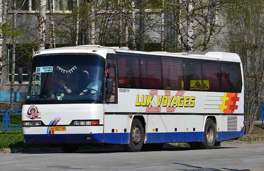 Свердловская область, Neoplan N316K Transliner № АР 827 66