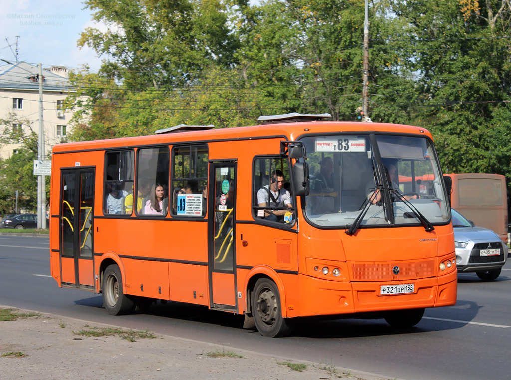 Нижегородская область, ПАЗ-320414-05 "Вектор" № Р 321 ВР 152