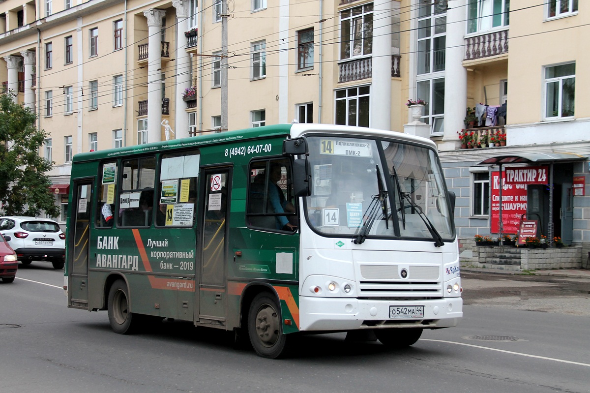 Костромская область, ПАЗ-320302-11 № О 542 МА 44 — Фото — Автобусный  транспорт