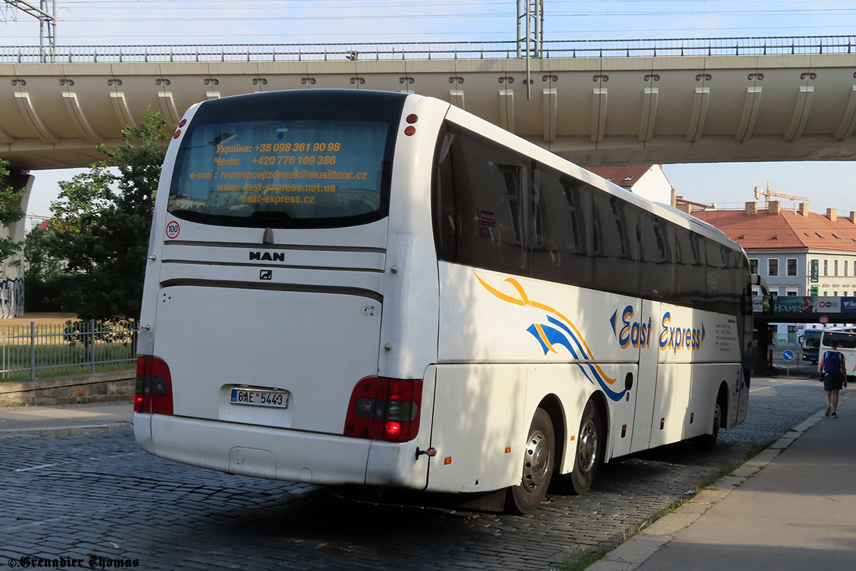 Чехия, MAN R08 Lion's Coach L RHC444 L № 6AE 5443