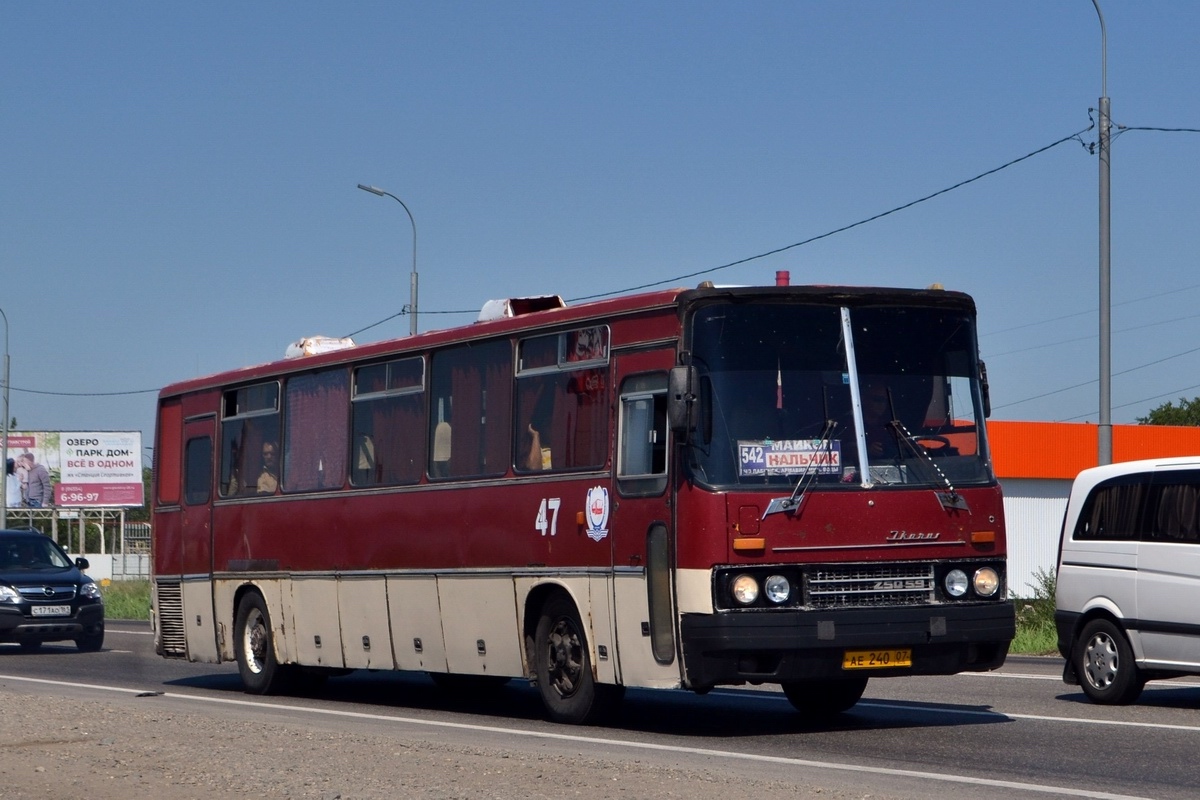 Кабардино-Балкария, Ikarus 250.59 № 47