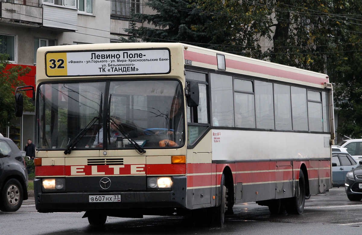 Vladimir region, Mercedes-Benz O405 # В 607 НХ 33