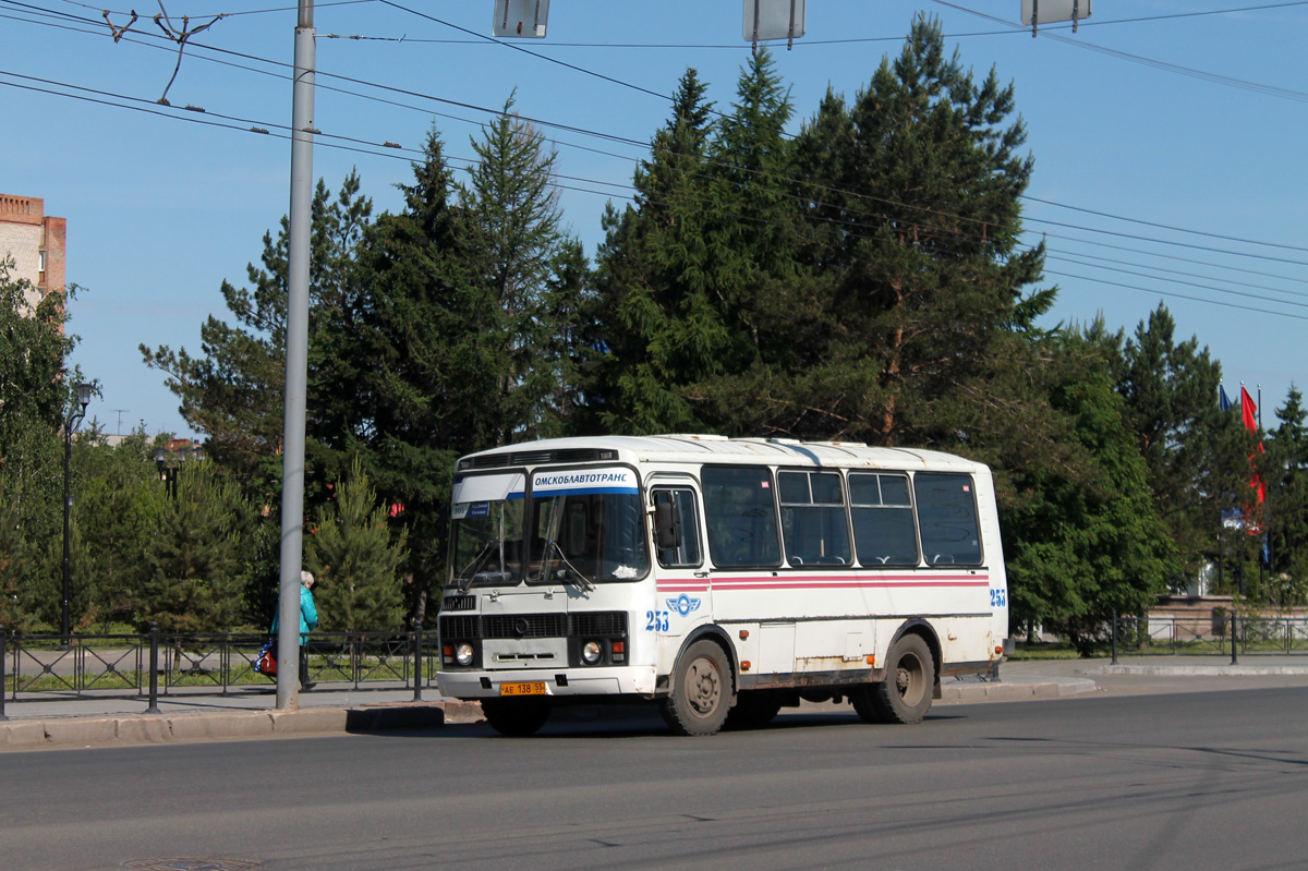 Омская область, ПАЗ-32053 № 253