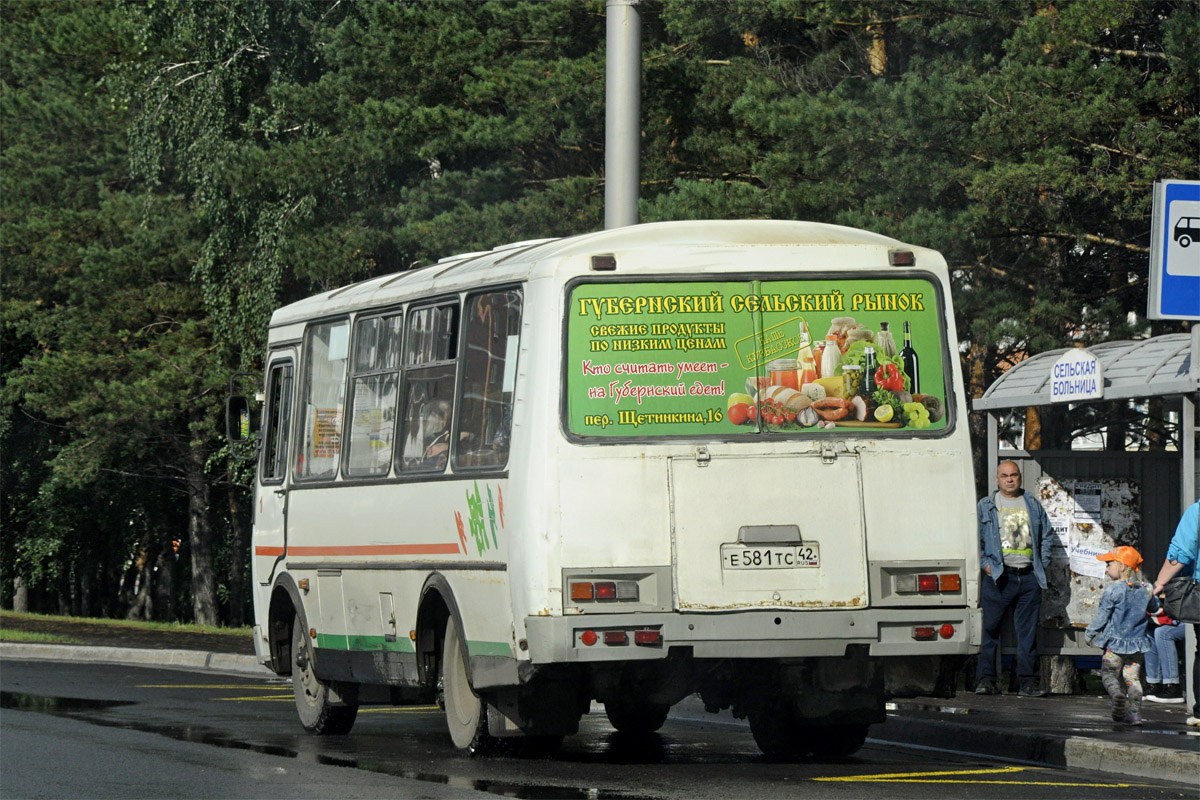 Кемеровская область - Кузбасс, ПАЗ-32054 № Е 581 ТС 42