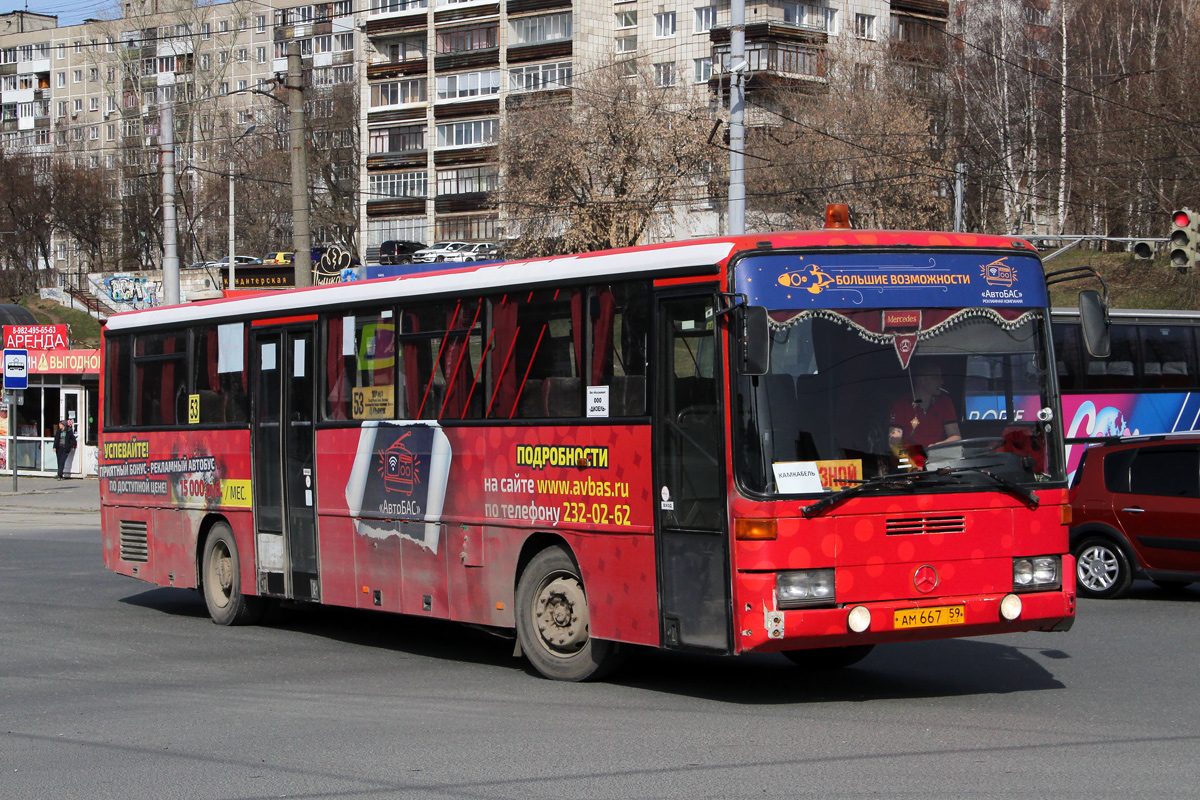 Пермский край, Mercedes-Benz O408 № АМ 667 59