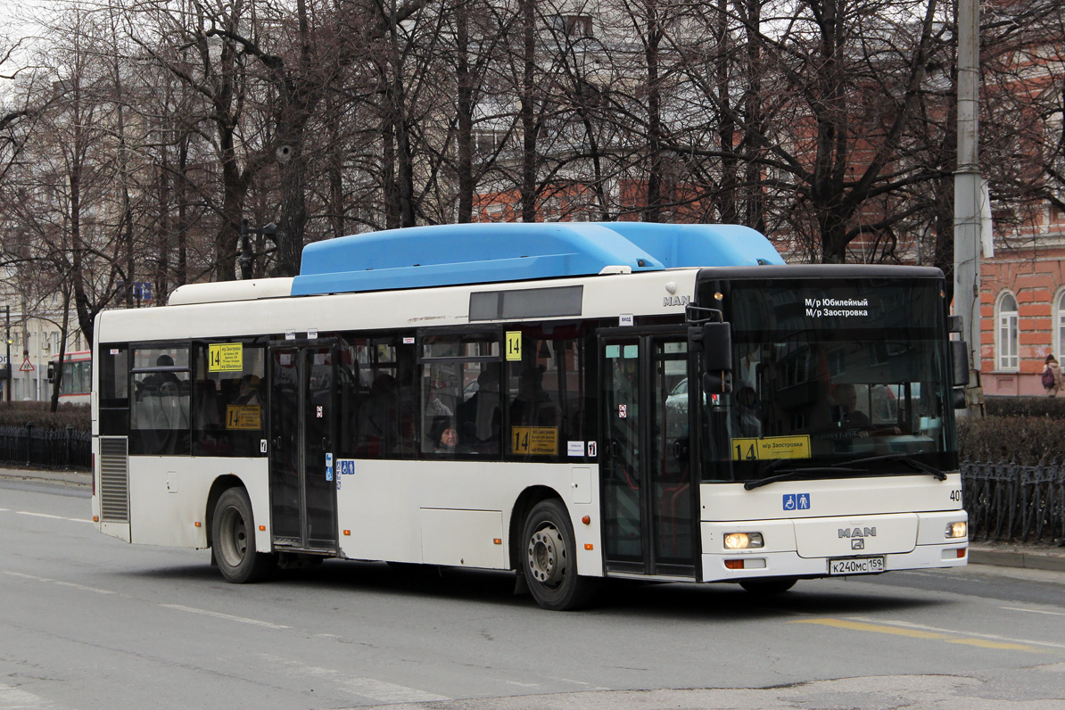 Пермский край, MAN A21 NL243 CNG № 407