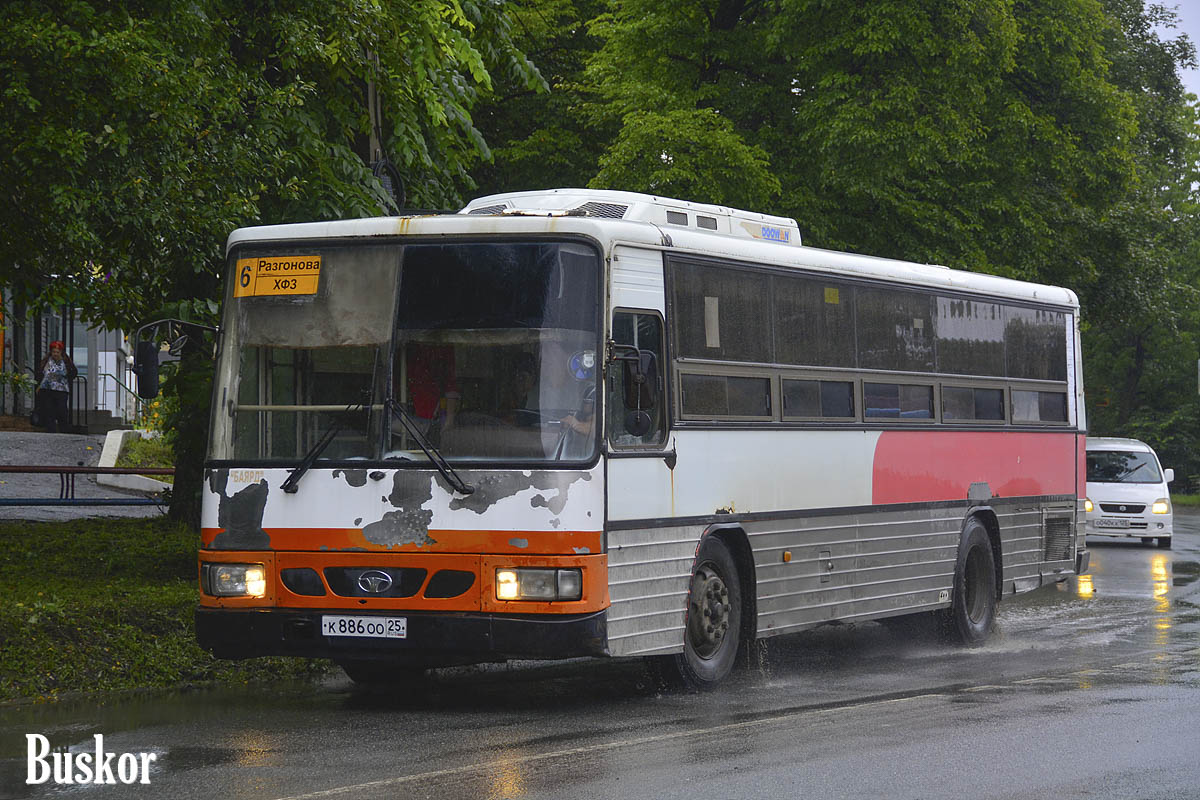 Приморский край, Daewoo BS106 Royal City (Busan) № К 886 ОО 25