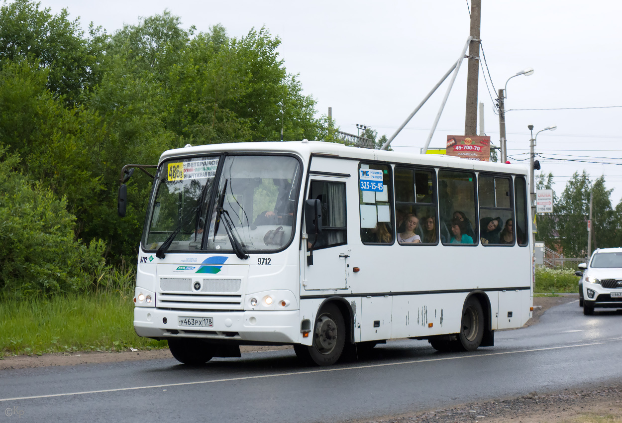 Санкт-Петербург, ПАЗ-320302-11 № 9712