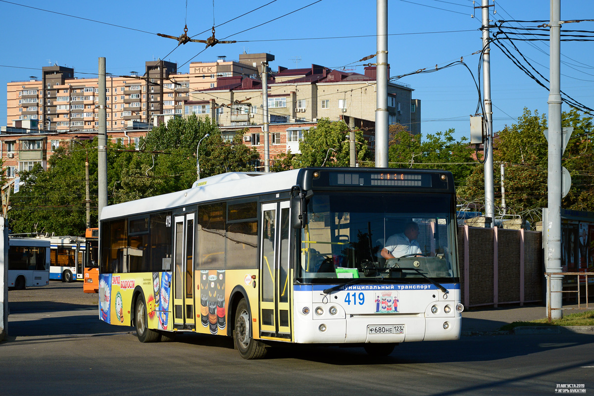 Краснодарский край, ЛиАЗ-5292.22 (2-2-0) № 419