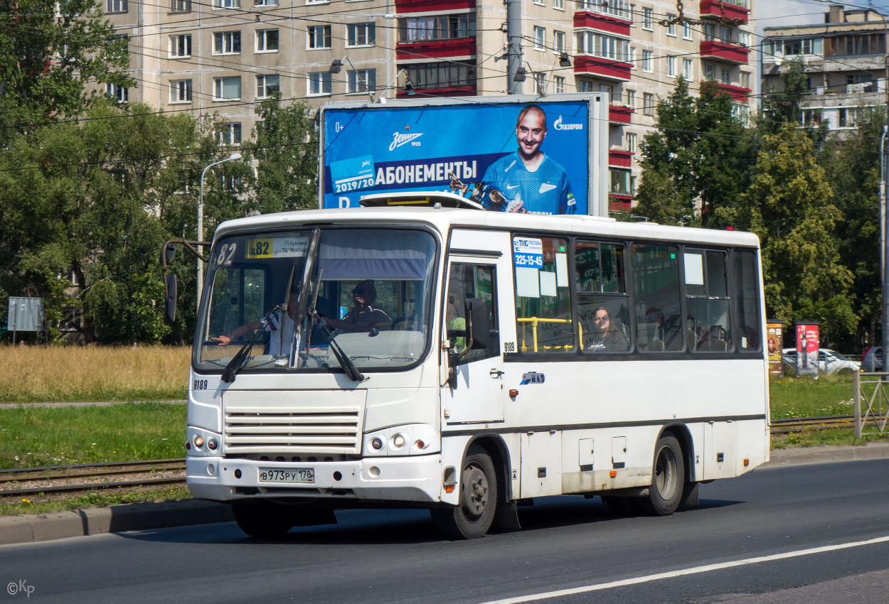 Санкт-Петербург, ПАЗ-320402-05 № 9189