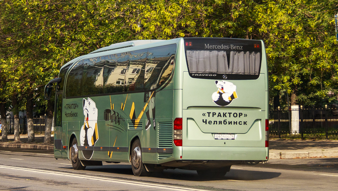 Челябинская область, Mercedes-Benz O580-15RHD Travego № О 604 ОО 74