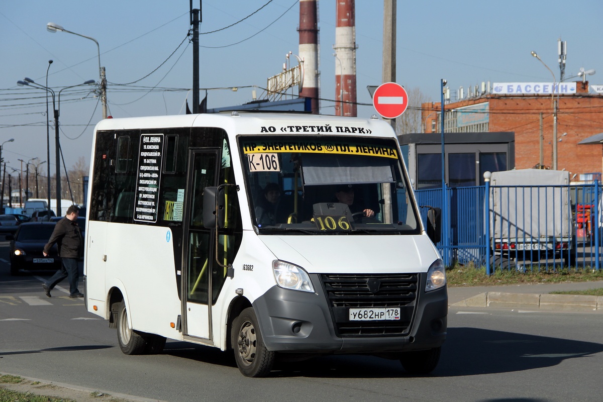 Санкт-Петербург, ГАЗ-A64R42 Next № У 682 НР 178