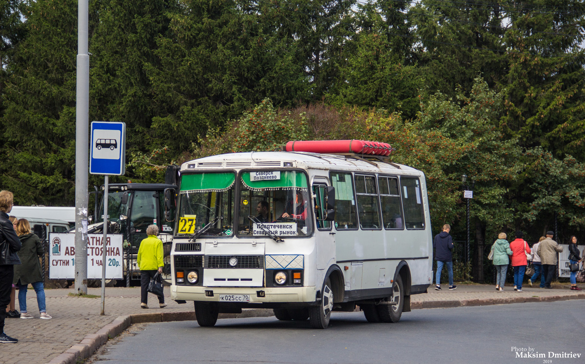 Томская область, ПАЗ-32054 № К 025 СС 70